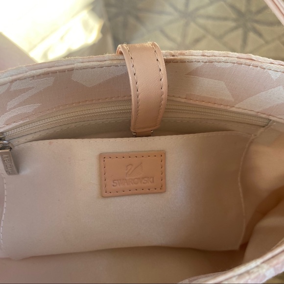 swarovski crystal blush white evening purse - Picture 9 of 11